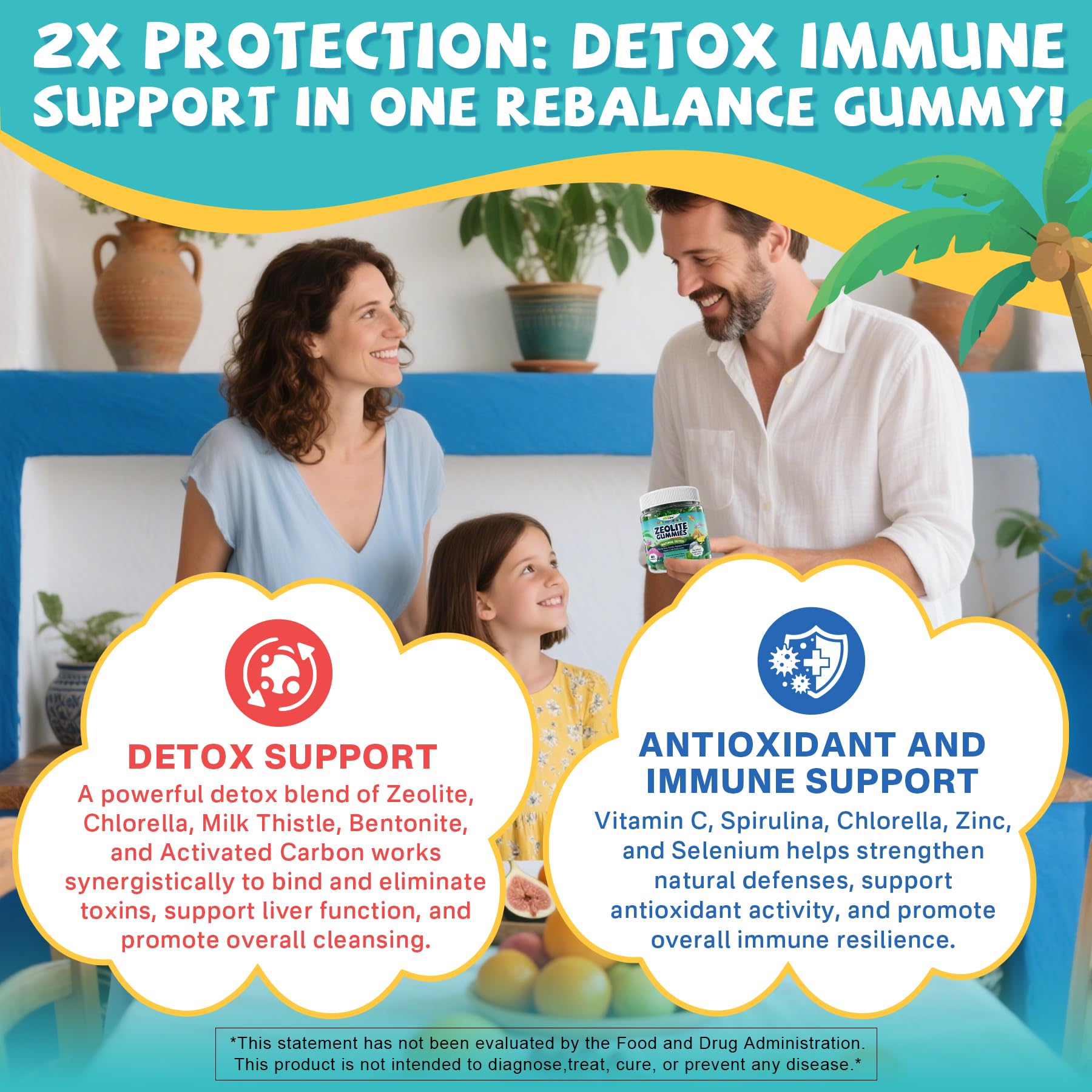 EnvyCure gummies prepared for kids 4+ and adults, family-friendly.