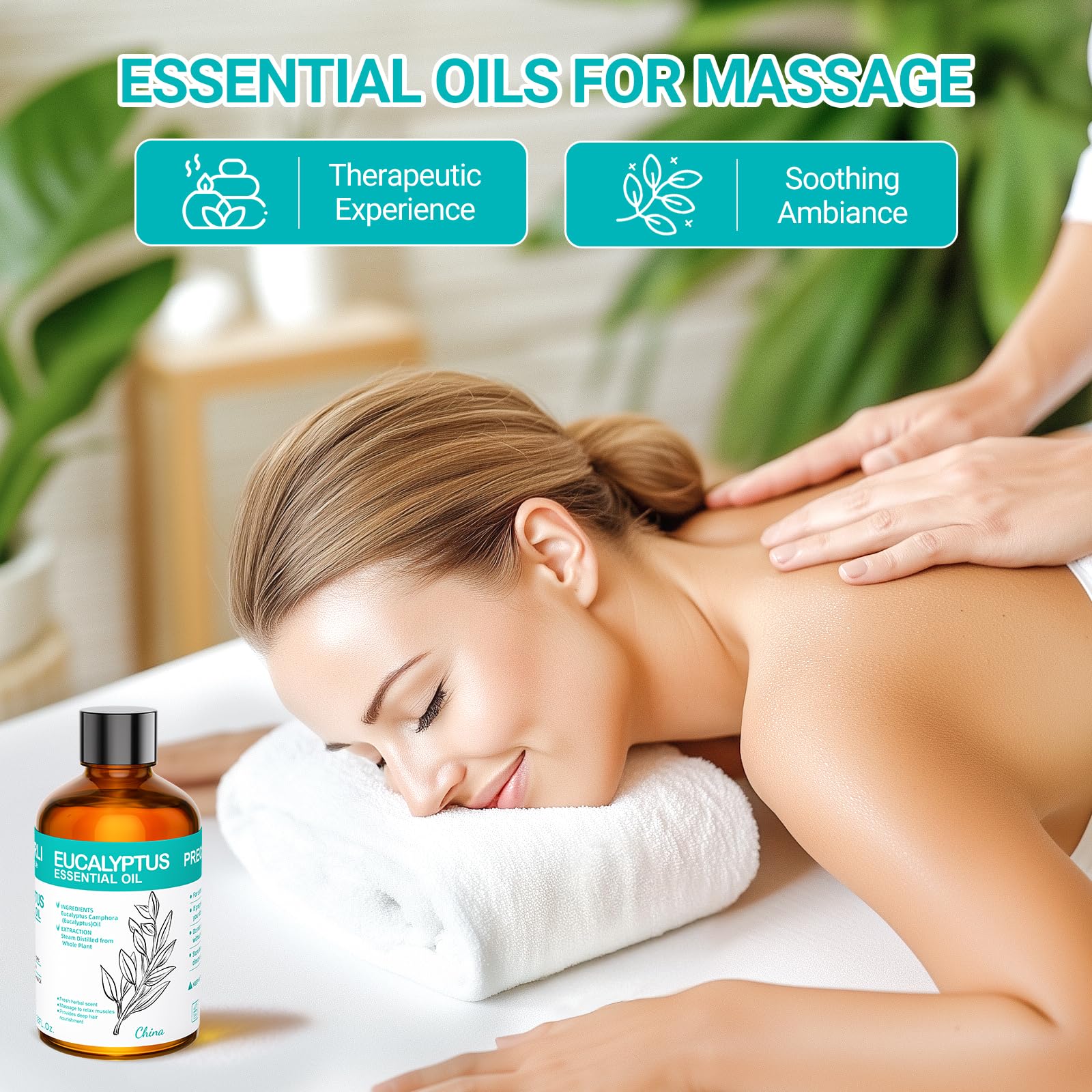 ENYORLI Eucalyptus Oil applied to skin care