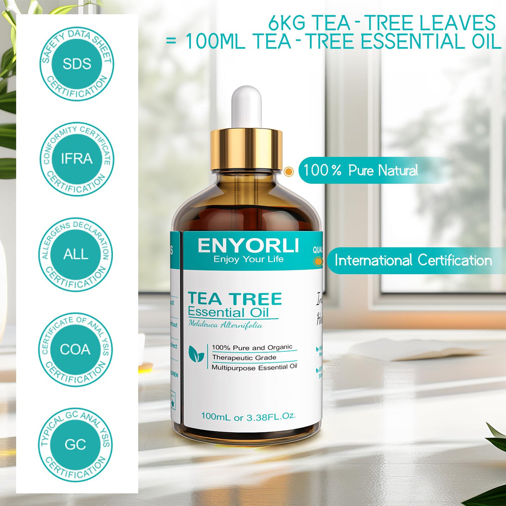 Tea tree leaves from Australia used to produce ENYORLI oil