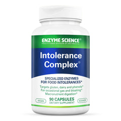 Enzyme Science Intolerance Complex bottle on white background