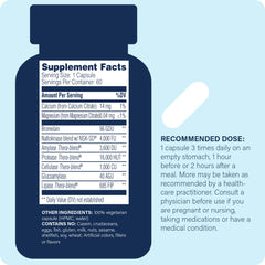 Enzyme Science Nattokinase Pro capsules close-up highlighting vegan formula