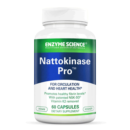 Enzyme Science Nattokinase Pro with NSK-SD bottle and label