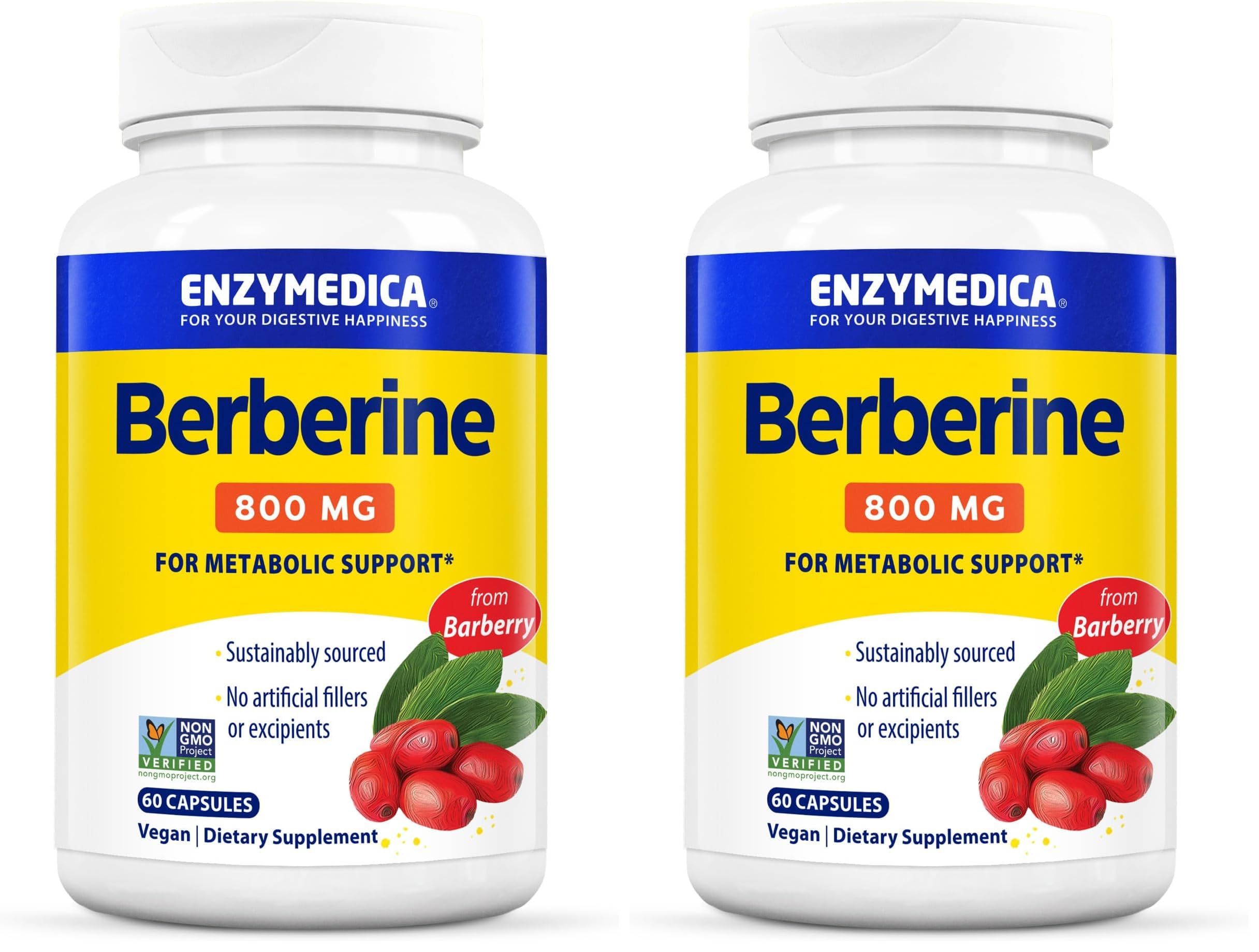 Hero image for Enzymedica Berberine 800 mg vegan capsules
