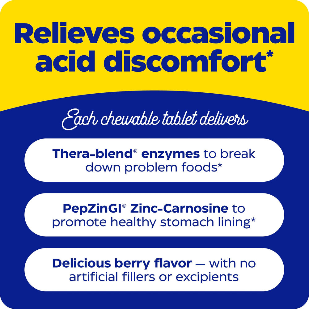 30-count bottle of Enzymedica Acid Soothe