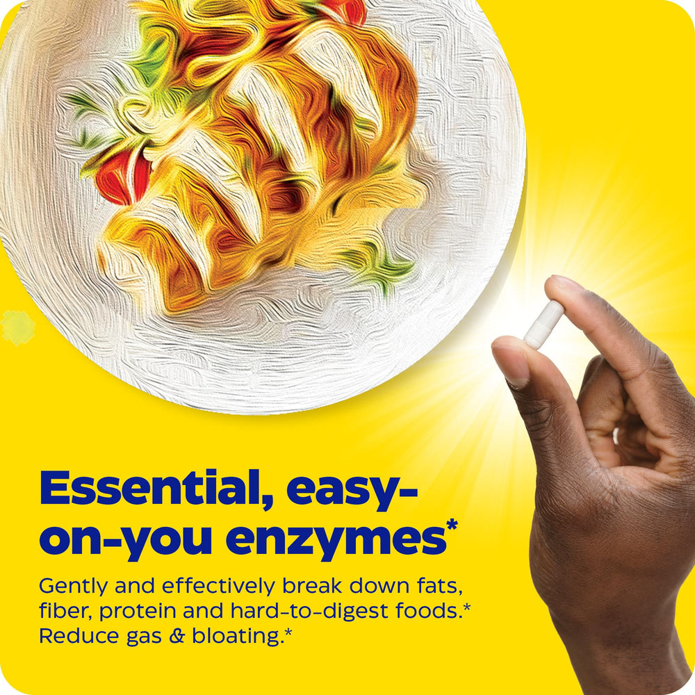 Digestive relief concept showing gas and bloating relief