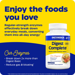 Digest Complete dosage spoon illustrating simple daily supplement routine.