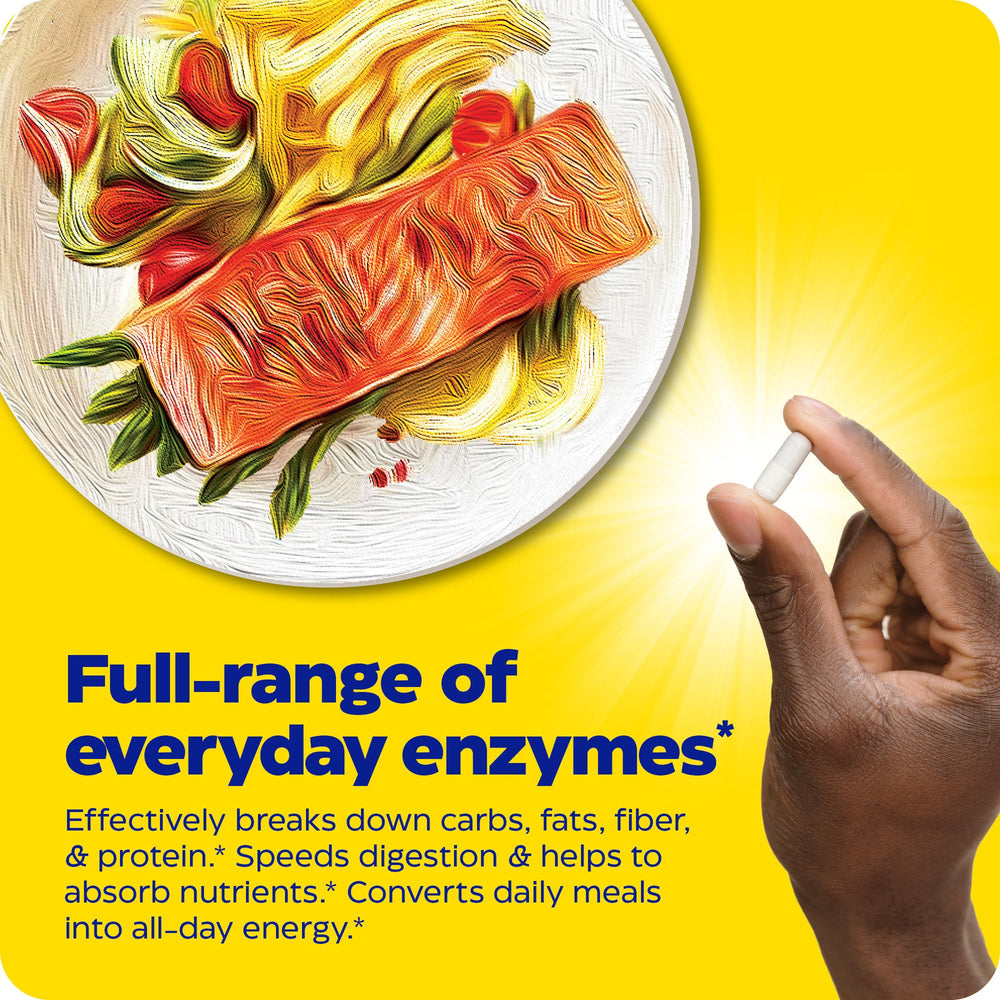 Gluten-free icon on Digest Complete packaging for allergy-conscious users.