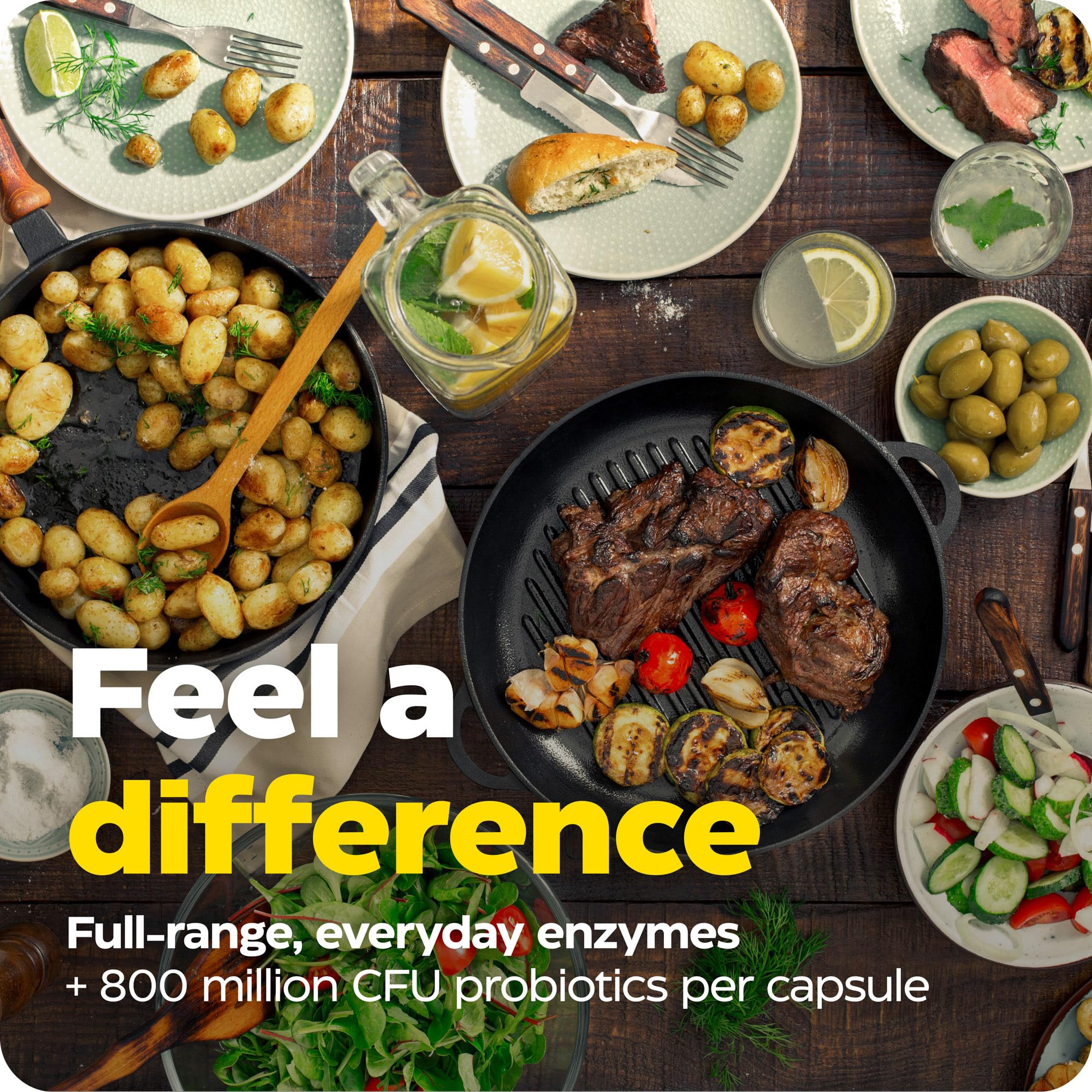 Gluten-free, dairy-free, and soy-free claim badges