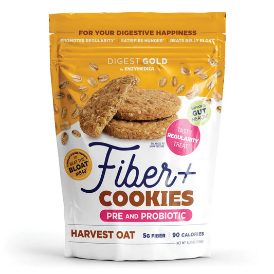 Enzymedica Digest Gold Fiber+ Cookies Harvest Oat pack