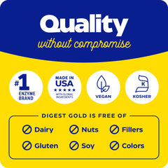Enzymedica Digest Gold ATPro packaging displayed on store shelf.