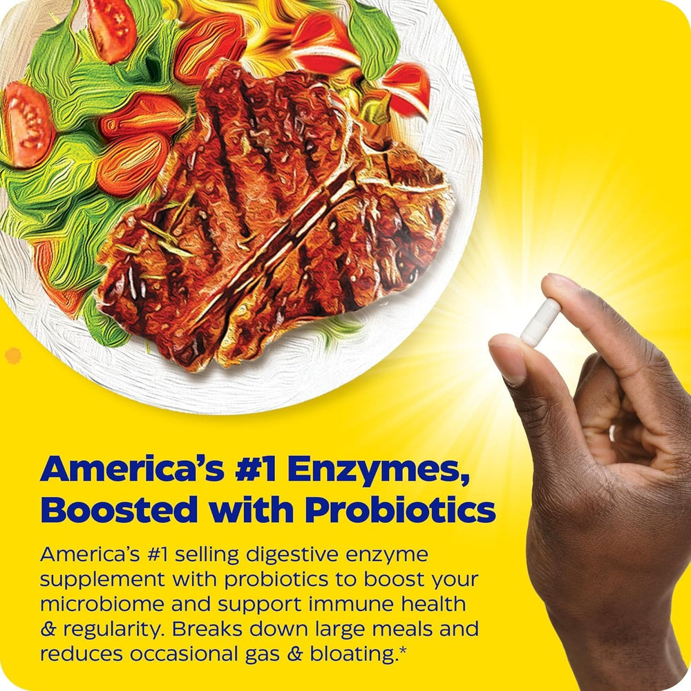 Ingredient panel of Enzymedica Digest Gold Plus highlighting probiotic blend.