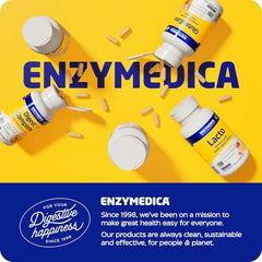 Lifestyle shot featuring Enzymedica Digest Gold Plus in daily routine.