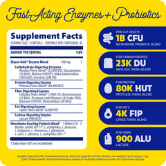 Close-up of Thera-blend digestive enzyme capsules