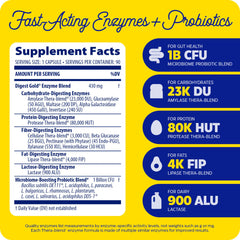 Product label highlighting 1 Billion Active Probiotic Cultures