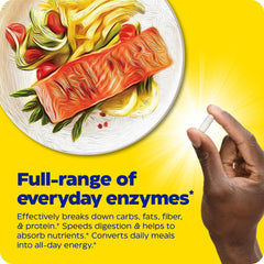 Daily digestive support with enzyme capsules