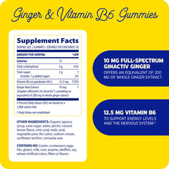 Relief of occasional nausea concept with gummies