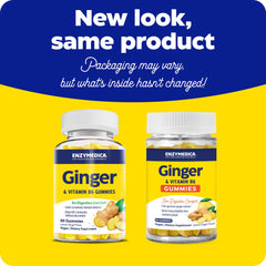 Packaging scene with bottle and gummies