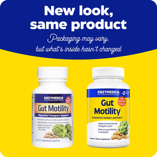 Enzymedica Gut Motility artichoke leaf extract visual for GI motility.