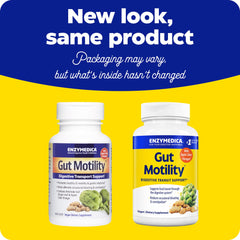Enzymedica Gut Motility artichoke leaf extract visual for GI motility.