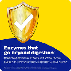 Enzymedica Immune Defense branding emphasizes Thera-blend technology and broad compatibility
