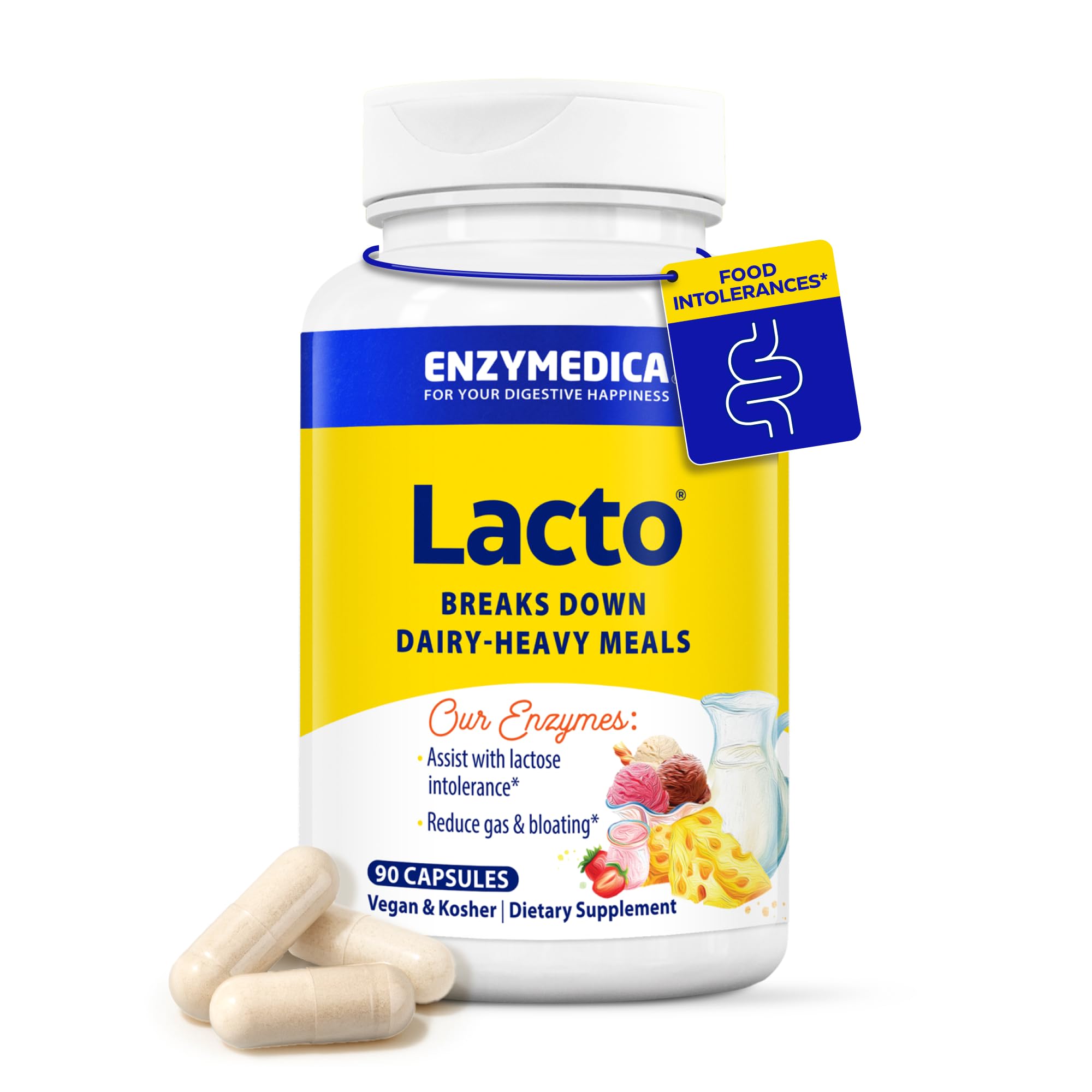 Enzymedica Lacto bottle and label