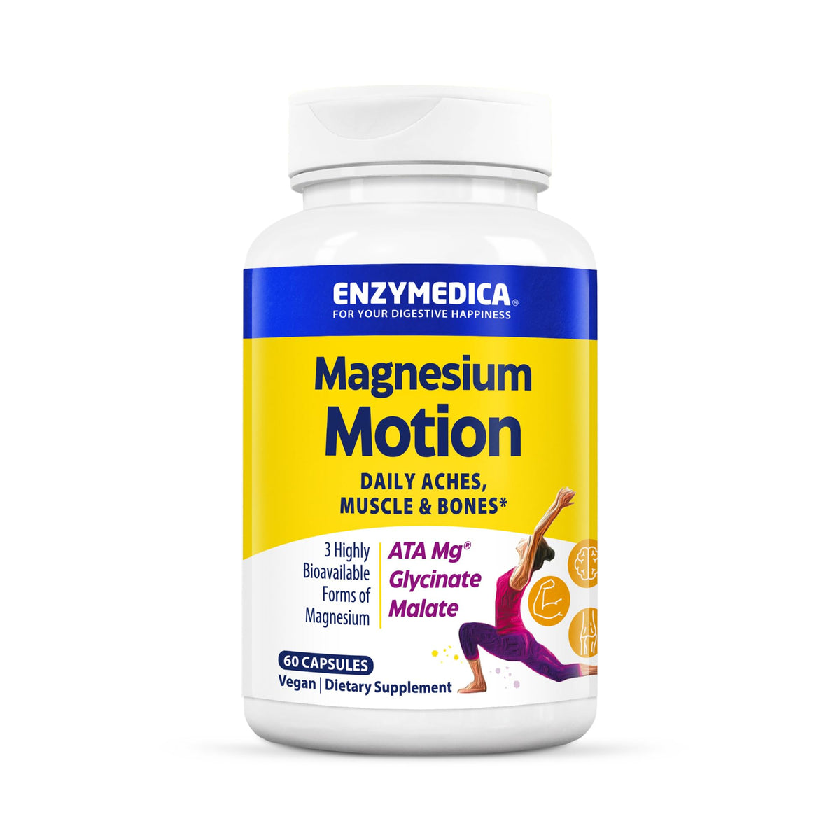 Hero image of Enzymedica Magnesium Motion 60 count bottle