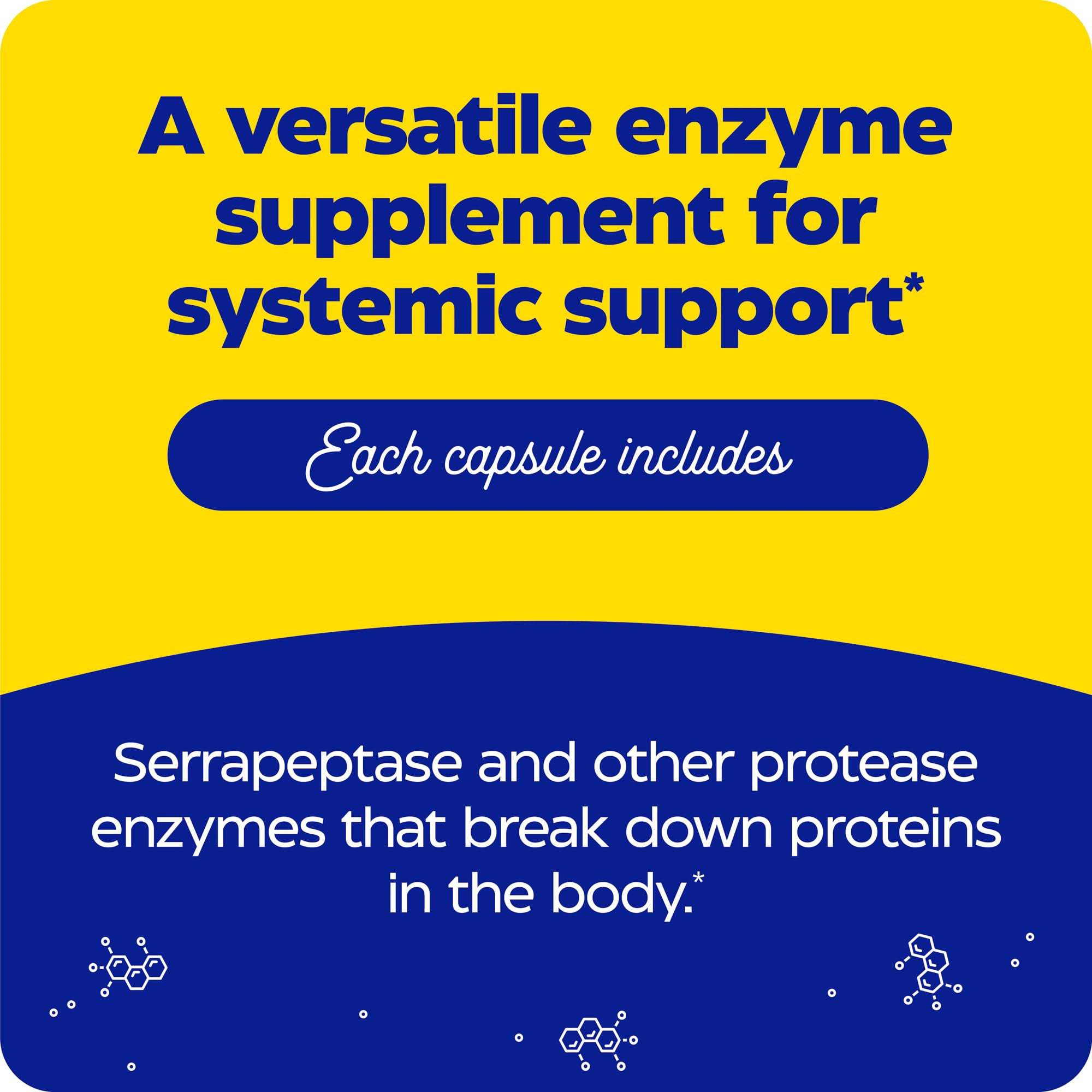 Enzymedica SerraGold Thera-blend icon representing broad pH enzyme activity.
