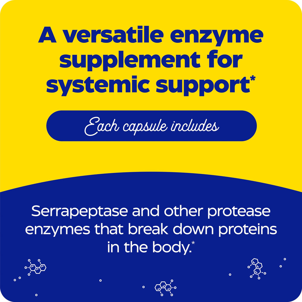 Enzymedica SerraGold Thera-blend icon representing broad pH enzyme activity.