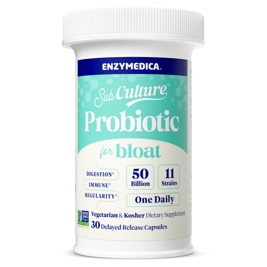 SubCulture Probiotics 50B CFU for gas and bloating