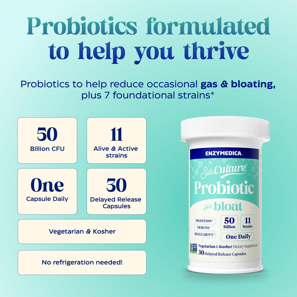 Bacillus subtilis BS50 in SubCulture Probiotics