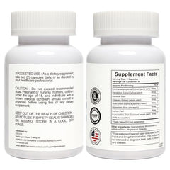 Echinacea Extract, Bromelain Powder, Anemone Extract, Lemon Peel, Kelp and Rutin Extract ingredients