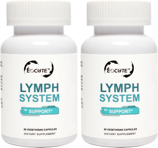 EOCUTE Lymph System Support Supplement bottle front view