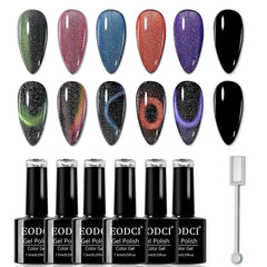 eodci 9D cat eye gel polish kit with magnets for salon-quality nails at home