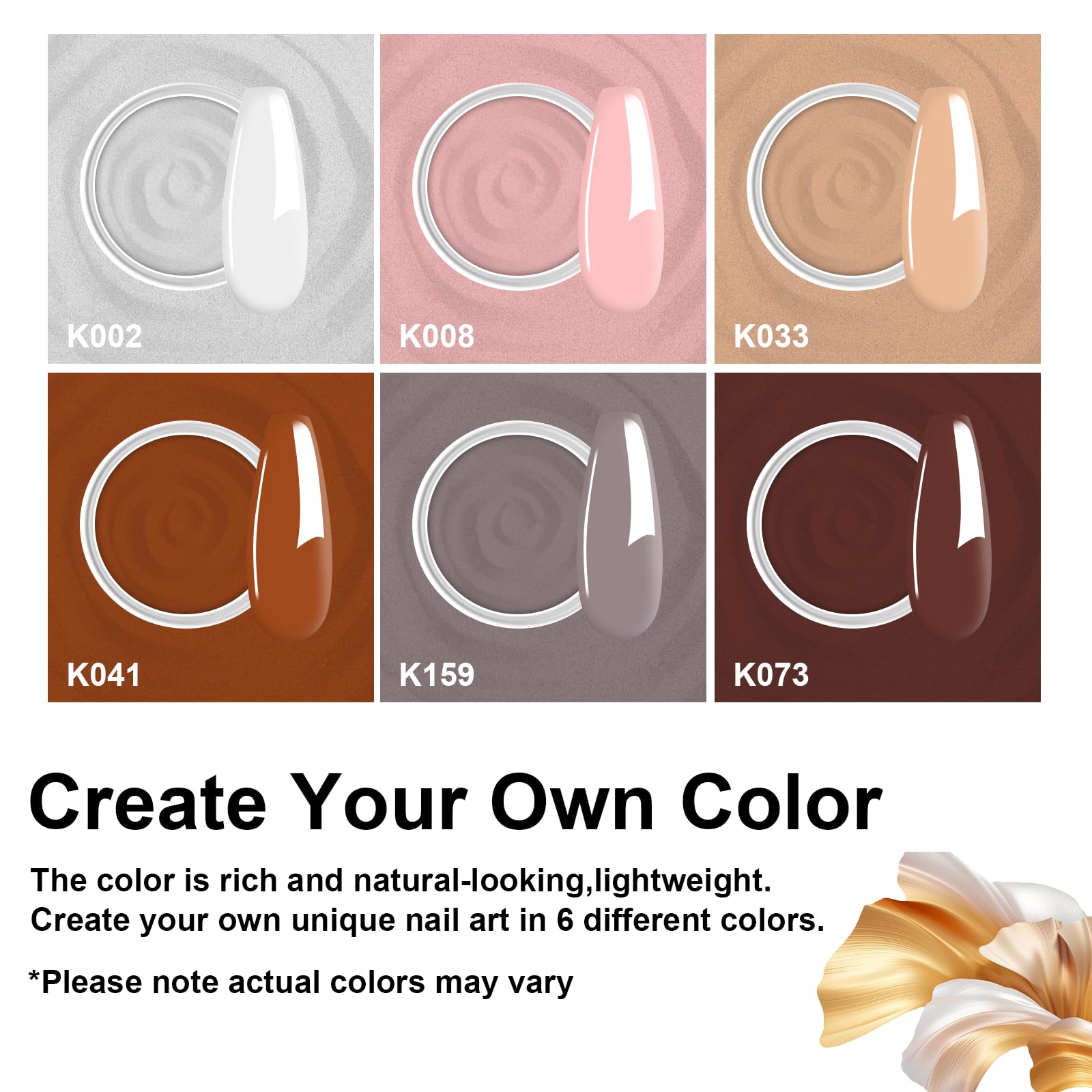 Eodci kit includes base/top/activator and brush saver for smooth results.