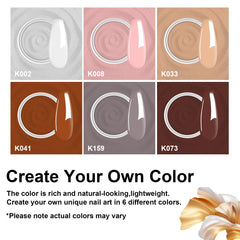 Eodci kit includes base/top/activator and brush saver for smooth results.