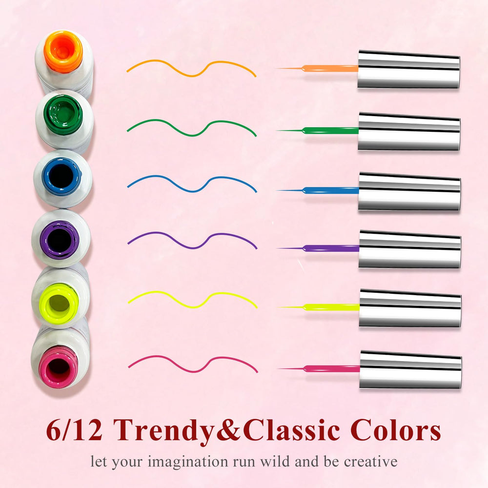 eodci blue nail art liner for sharp details and gradients
