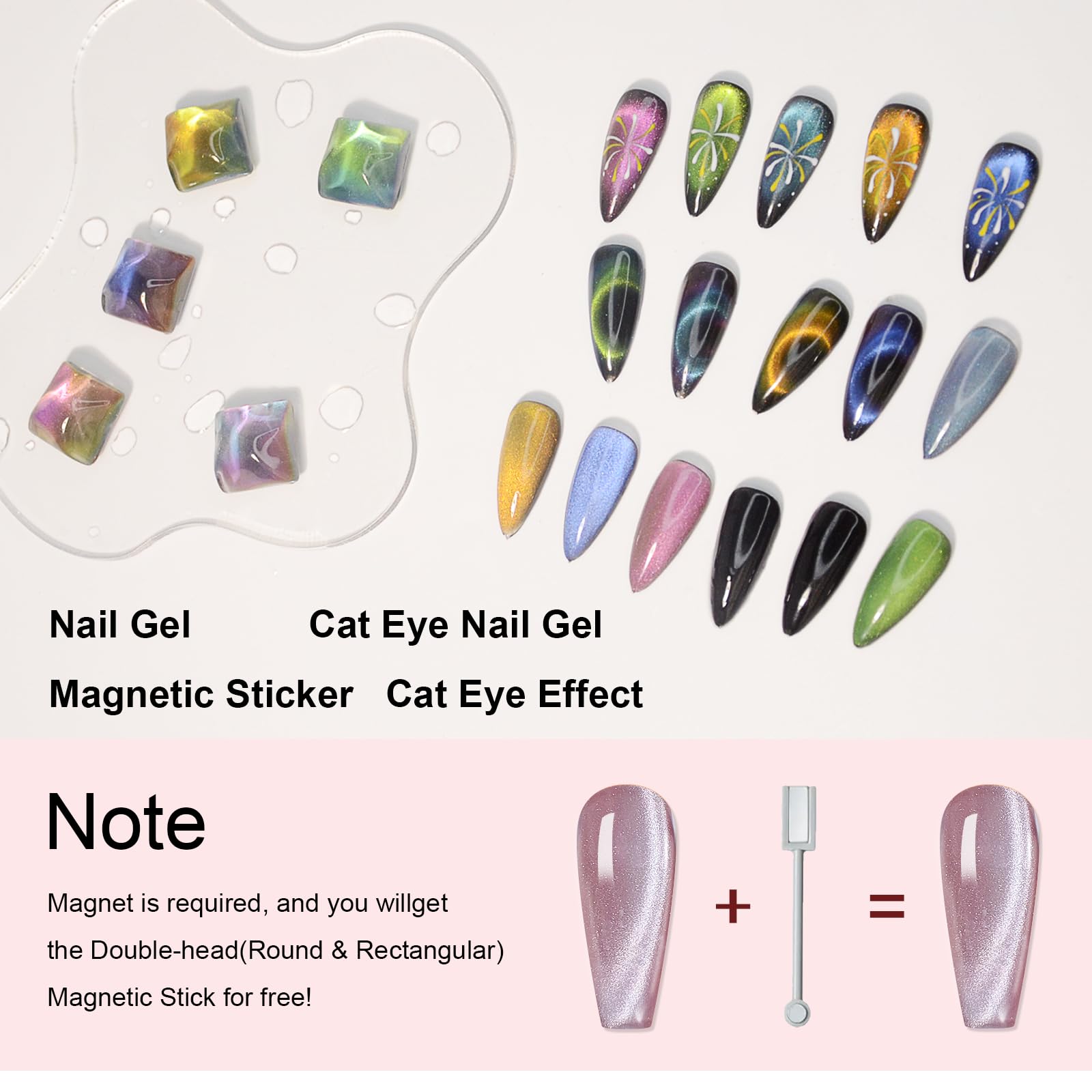 eodci 6-color magnetic kit enables versatile at-home manicures and DIY nail art