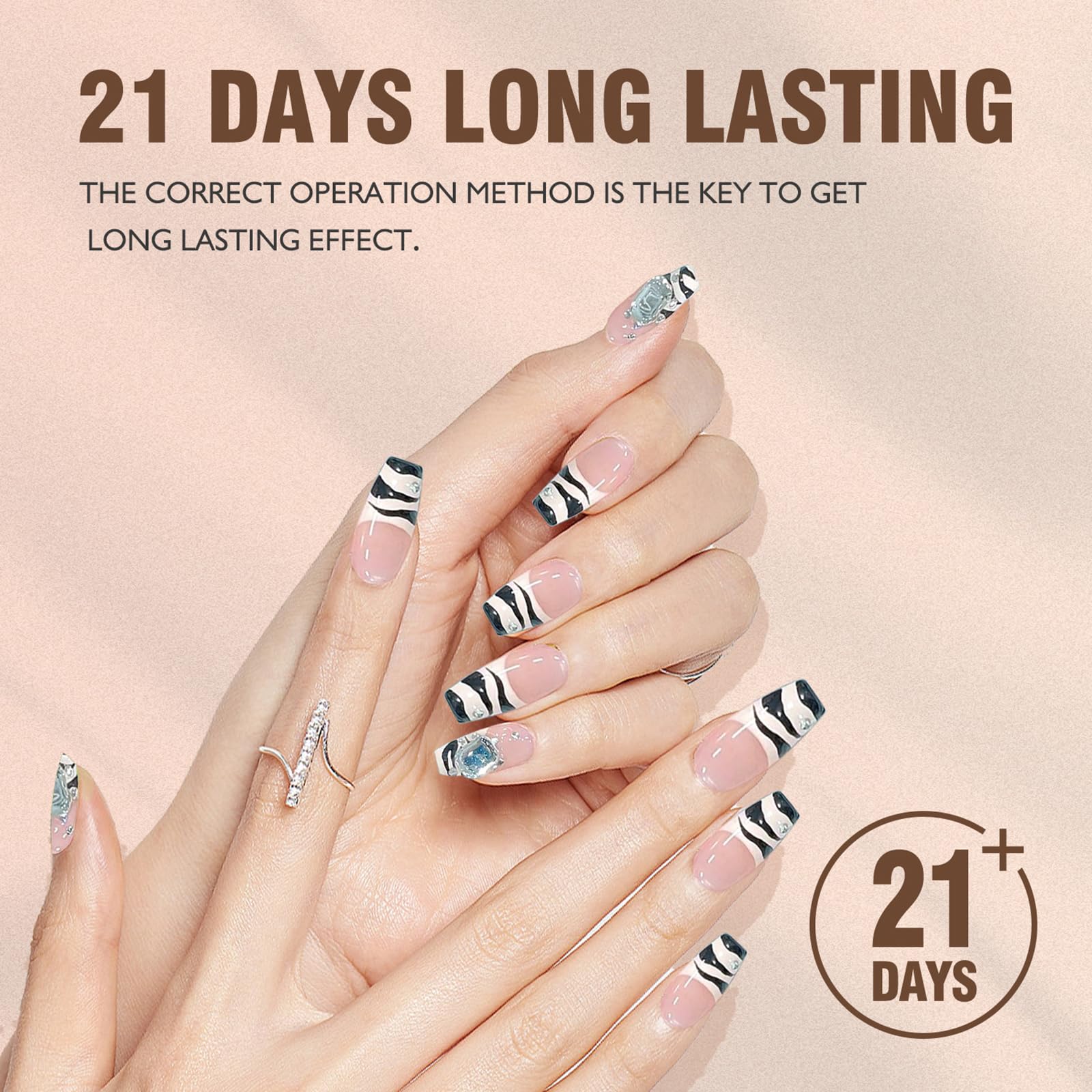 eodci glitter silver nail art liner adds sparkle and depth to designs