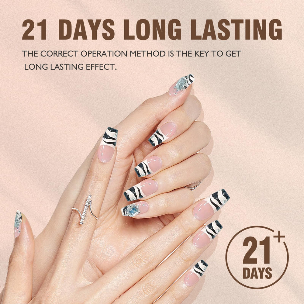 eodci glitter silver nail art liner adds sparkle and depth to designs