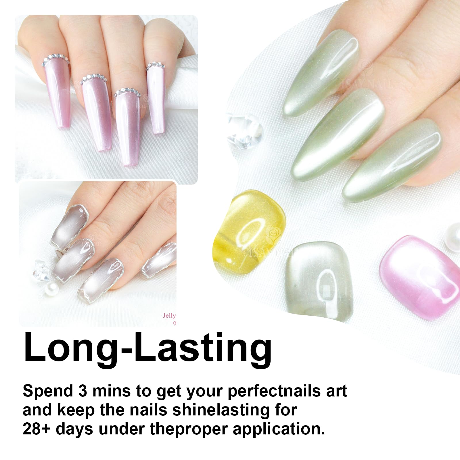 eodci LED curing light speeds up gel polish setting for nails