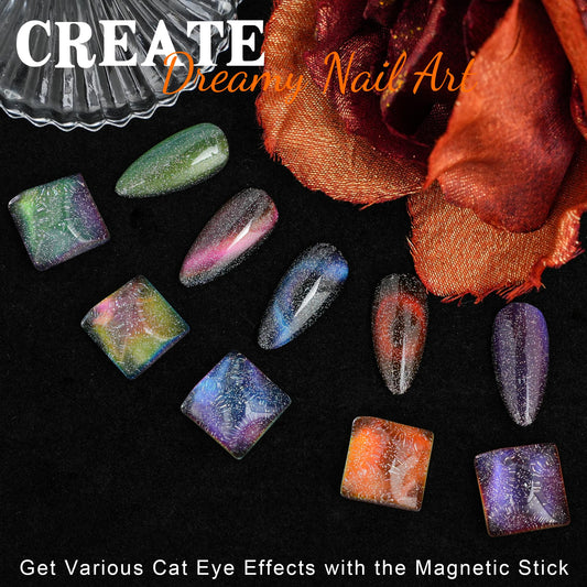 eodci magnetic sticks for nails to create stunning cat eye effects