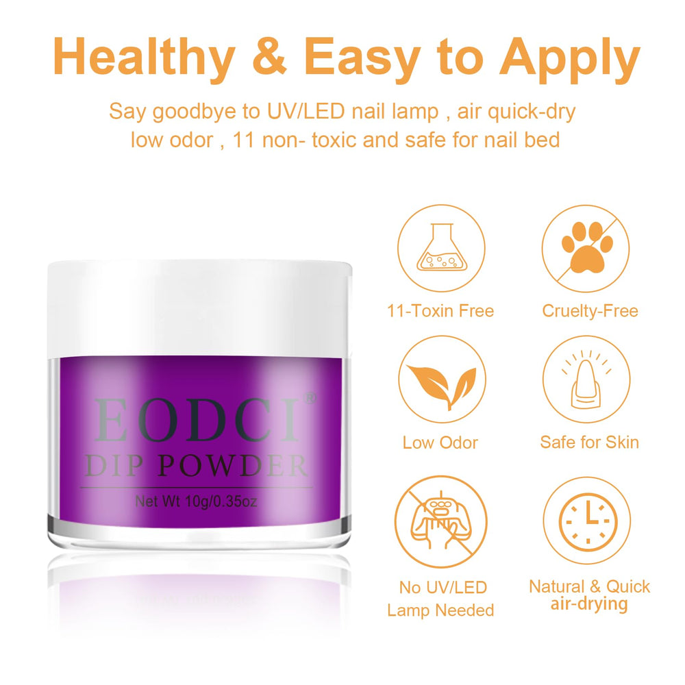 Eodci nail brush and file for precise prep and shaping.