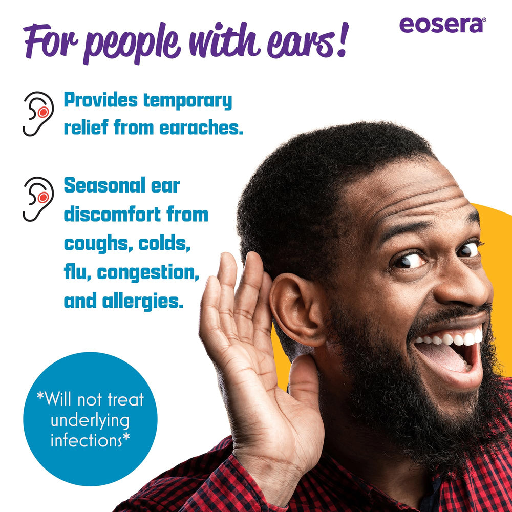Ear Pain MD family-use montage demonstrates kid-friendly ear drops for ages 2 and up