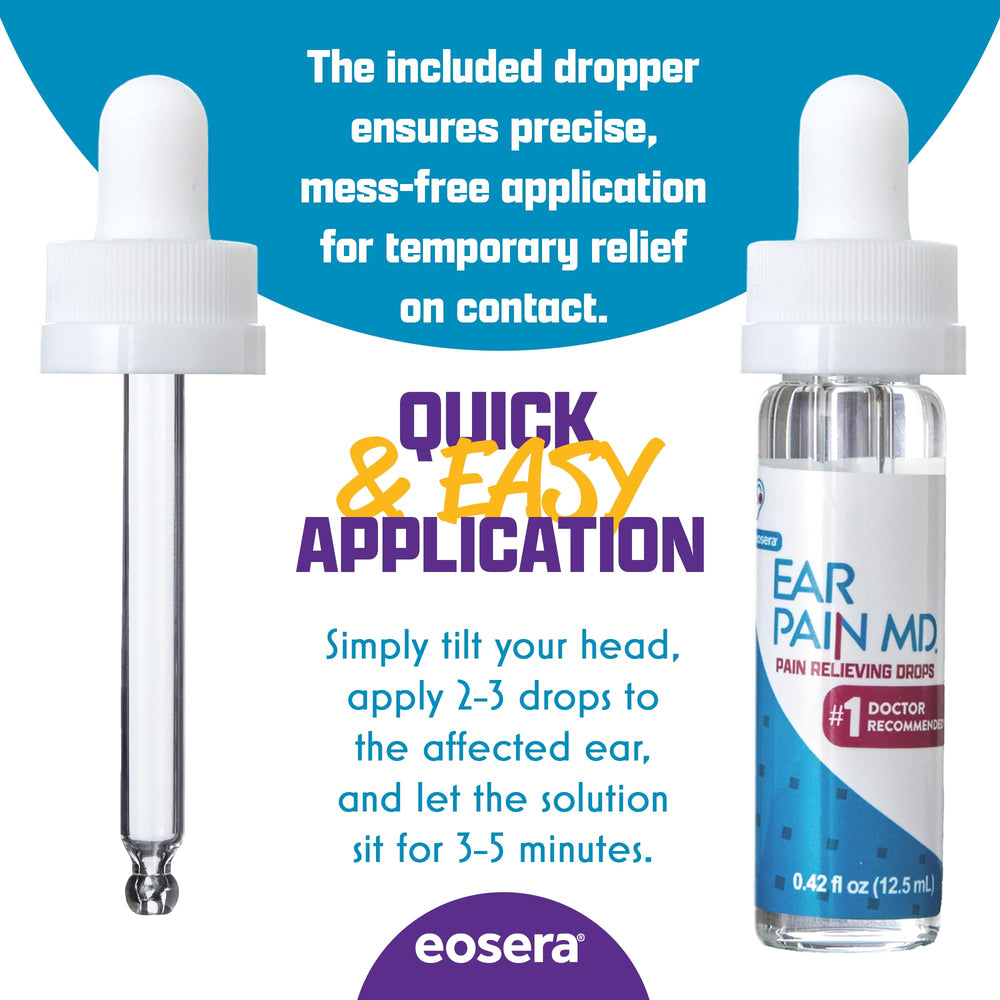 Ear Pain MD made in USA label reinforces trusted quality for ear care