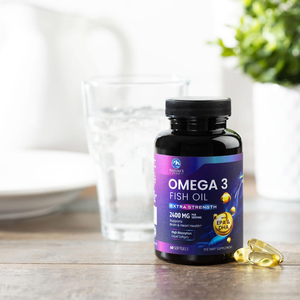 EPA and DHA fatty acids illustration for omega-3