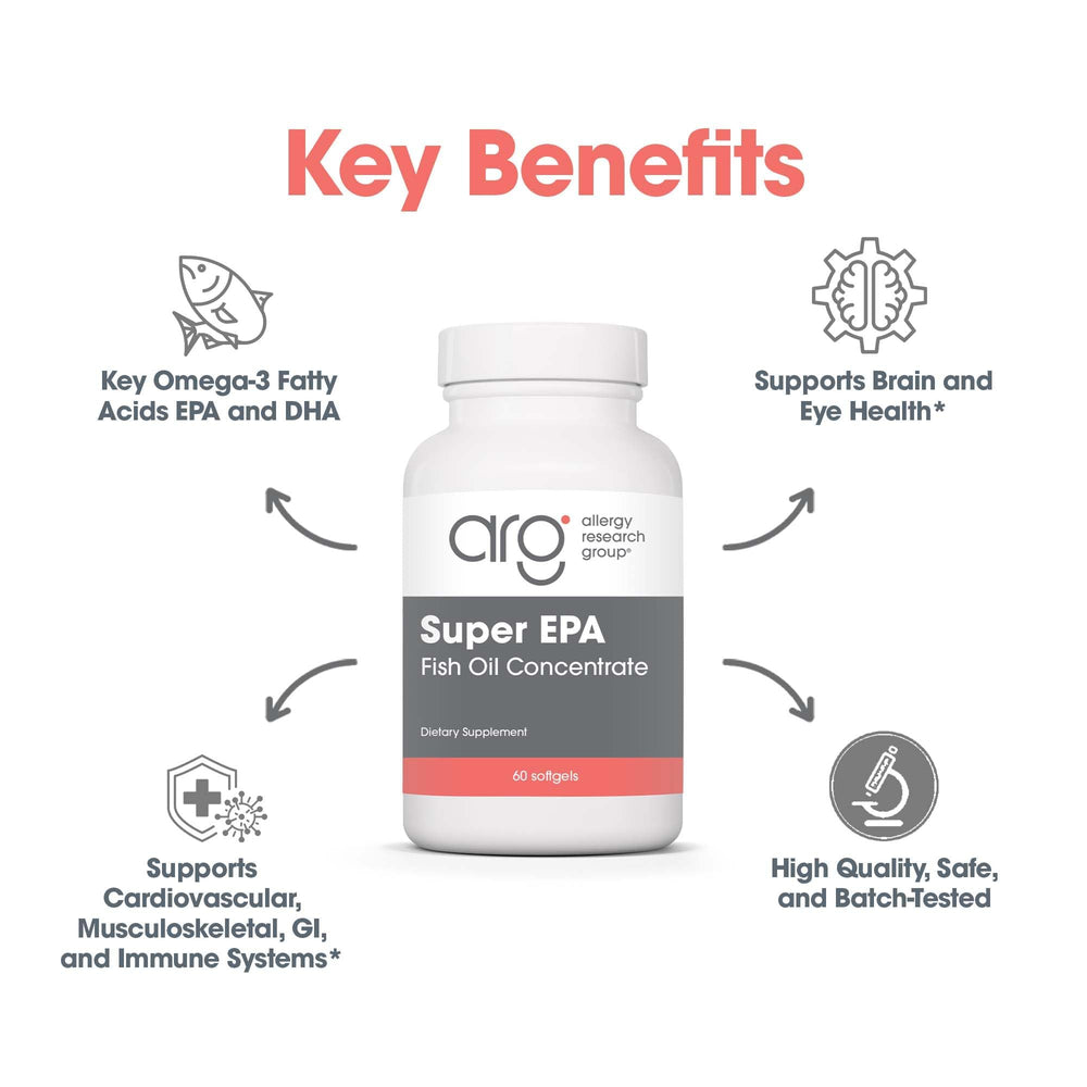 Omega-3 ingredients highlighting EPA and DHA