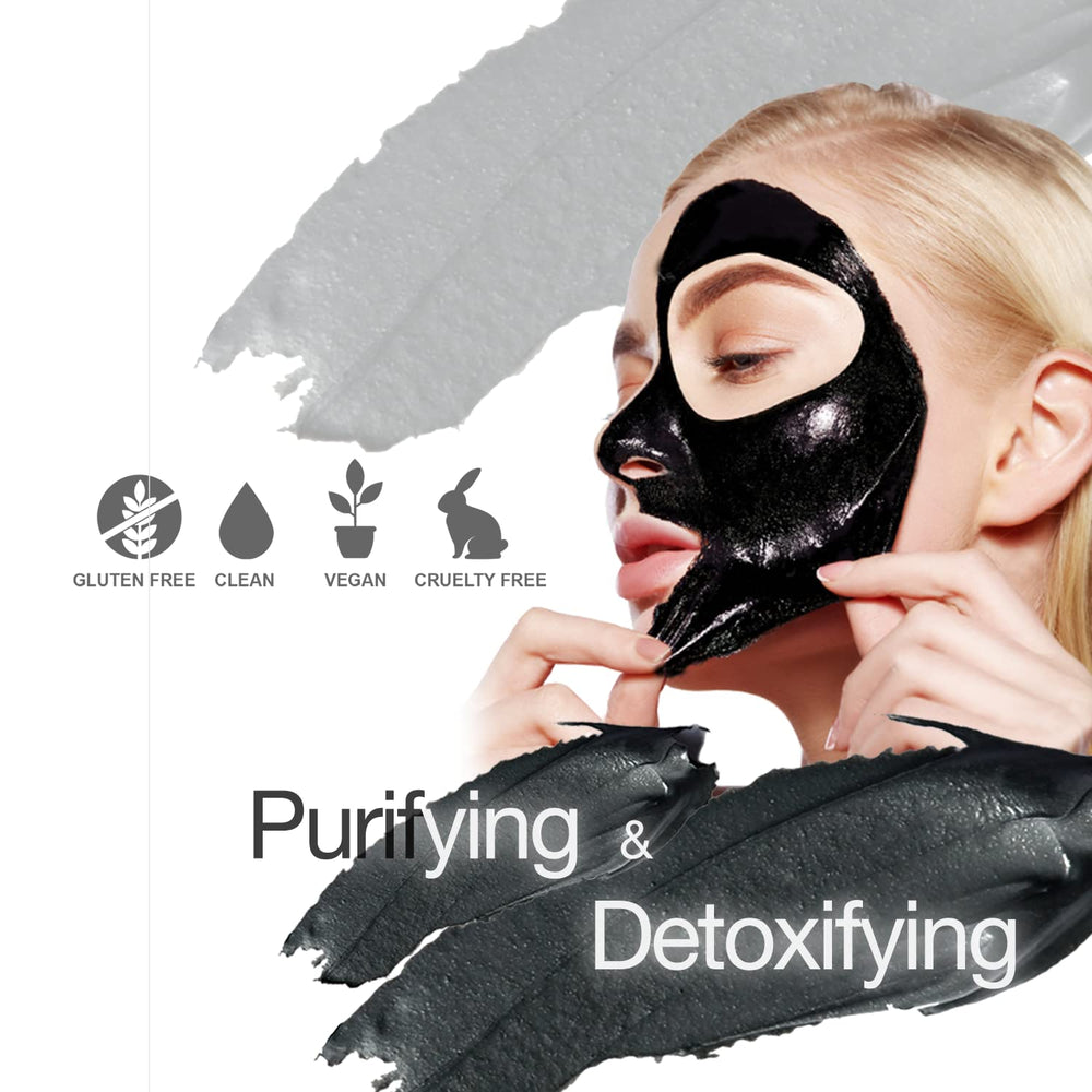 Epielle purifying mask in use demonstrates gentle peeling for radiant skin.