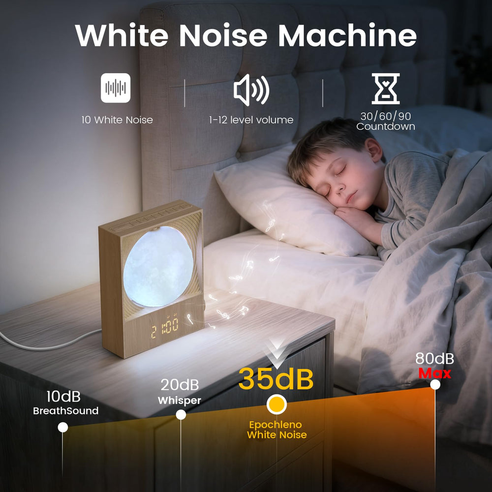 Epochleno white noise sounds collection aids calm and easier sleep