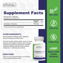 Close-up of EPOTHEX T2 label