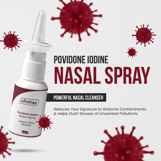 EPOTHEX nasal spray nozzle demonstrates precise delivery for quick relief during travel.